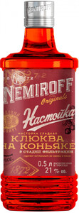 Nemiroff Cranberry with Cognac, 0.5 L