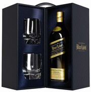 Виски Johnnie Walker, Blue Label, with 2 glasses, 0.7 л