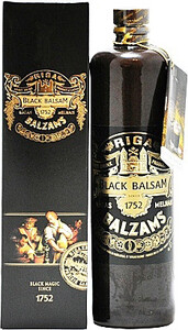 Латвийский ликер Riga Black Balsam, gift box, 0.7 л