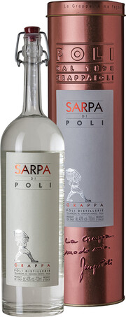 In the photo image Grappa Sarpa di Poli, in gift box, 0.7 L