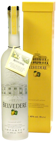 На фото изображение Belvedere Citrus, gift box, 0.7 L (Бельведер Цитрус в коробке объемом 0.7 литра)