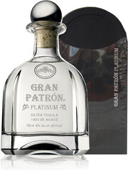 На фото изображение Grand Patron Platinum, gift box, 0.75 L (Гран Патрон Платинум, в подарочной коробке объемом 0.75 литра)