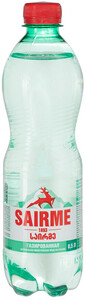Минеральная вода Саирме газированная, в пластиковой бутылке, набор из 12 шт., 0.5 л