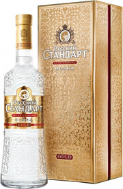 In the photo image Russian Standard Gold, Box, 1 L