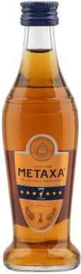 In the photo image Metaxa 7*, 0.05 L