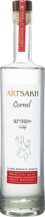 На фото изображение Арцах Кизиловый, объемом 0.5 литра (Artsakh Cornel 0.5 L)