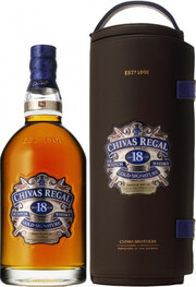 Chivas Regal 18 years old, leather case, 1.75 л
