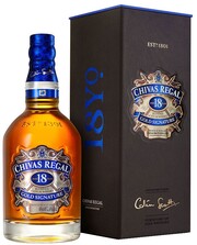 Chivas Regal 18 years old, with box, 1 л