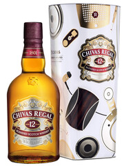 Виски Chivas Regal 12 years old, metal box, 0.7 л