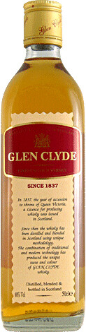 На фото изображение Glen Clyde 3 Years Old, 0.5 L (Виски Глен Клайд 3 года в бутылках объемом 0.5 литра)
