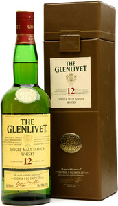 Виски The Glenlivet 12 years, faux leather box, 0.7 л