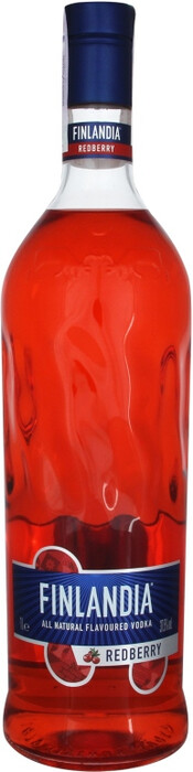 На фото изображение Finlandia Redberry, 1 L (Финляндия Клюква красная объемом 1 литр)