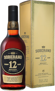 На фото изображение Soberano 12, gift box, 0.7 L (Соберано 12, в подарочной коробке объемом 0.7 литра)