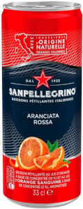 S. Pellegrino Aranciata Rossa, in can, 0.33 л