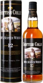 На фото изображение Scottish Collie 12 Years Old, in tube, 0.5 L (Скоттиш Колли 12 лет в тубе в бутылках объемом 0.5 литра)