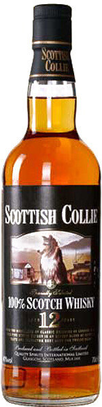 На фото изображение Scottish Collie 12 Years Old, 0.7 L (Скоттиш Колли 12 лет в бутылках объемом 0.7 литра)