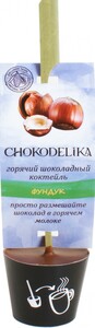 Chokodelika, Hot chocolate minicocktail Hazelnut, 35 g