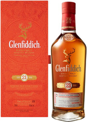 Виски Glenfiddich 21 Years Old, gift box, 0.75 л