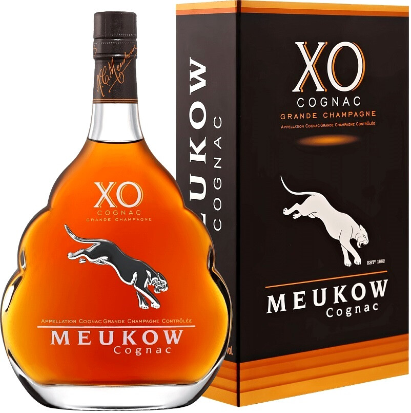 Cognac Meukow XO Grande Champagne, gift box, 0.7 L.
