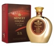 In the photo image Menuet X.O., gift box, 0.7 L