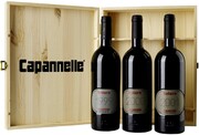 Capannelle, Solare, set of 3 bottles (1999, 2000, 2001), wooden box