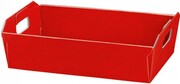 Scotton, Cesto incollato Pelle Rosso (400x300x120 mm)