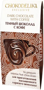 Чокоделика, Насыщенный горячий шоколад Темный с кофе, 40 г