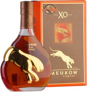 На фото изображение Meukow X.O., gift box, 0.35 L (Меуков X.O., в подарочной коробке объемом 0.35 литра)