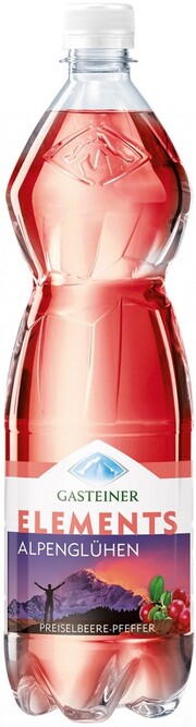На фото изображение Gasteiner, Elements Alpengluchen, PET, 0.5 L (Гаштайнер, Элементс Альпенглюхен, в пластиковой бутылке объемом 0.5 литра)