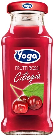На фото изображение Yoga, Ciliegia, 0.2 L (Йога, Вишневый нектар объемом 0.2 литра)