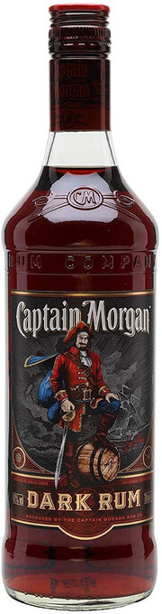 На фото изображение Captain Morgan Black, 0.5 L (Капитан Морган Блэк объемом 0.5 литра)