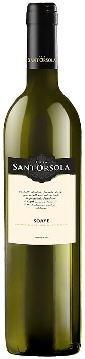 На фото изображение Fratelli Martini, SantOrsola Soave DOC, 0.75 L (СантОрсола Соаве объемом 0.75 литра)