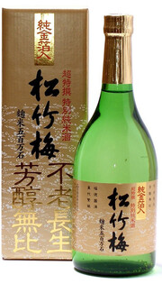 На фото изображение Ozeki, Junkinpaku Sake, gift box, 0.72 L (Сакэ Дзюнкимпаку, подарочная упаковка объемом 0.72 литра)