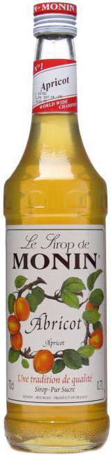 На фото изображение Monin Apricot, 0.7 L (Монин Абрикос объемом 0.7 литра)
