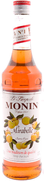 In the photo image Monin Mirabelle, 0.7 L