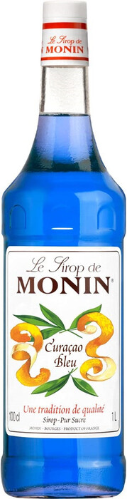 In the photo image Monin Blue Curacao, 1 L