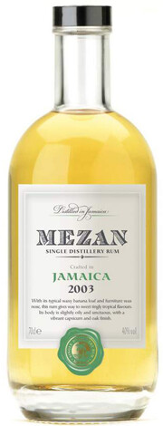 На фото изображение Mezan Jamaica, 2003, 0.7 L (Мезан Ямайка, 2003 объемом 0.7 литра)