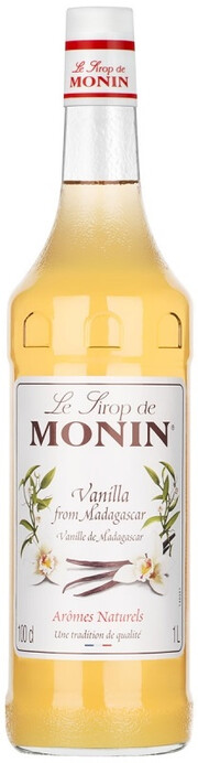 На фото изображение Monin Vanilla, 1 L (Монин Ваниль объемом 1 литр)