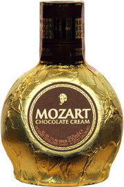 На фото изображение Mozart Gold Chocolate, 0.35 L (Моцарт Голд, золотой шоколад объемом 0.35 литра)