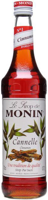 На фото изображение Monin, Cinnamon, 0.7 L (Монин, Корица объемом 0.7 литра)