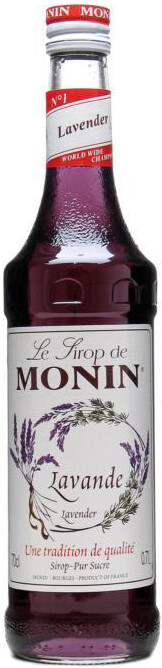 На фото изображение Monin Lavender, 0.7 L (Монин Лаванда объемом 0.7 литра)