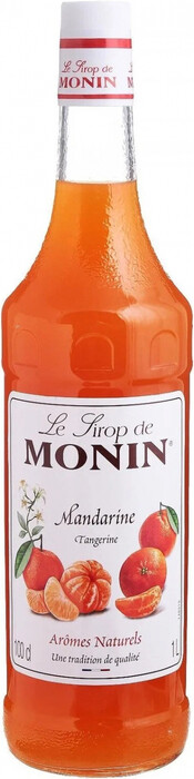 На фото изображение Monin Mandarin, 1 L (Монин Мандарин объемом 1 литр)