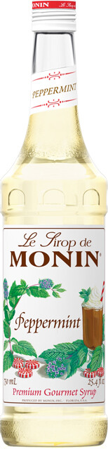 На фото изображение Monin  Peppermint, 1 L (Монин Мятный объемом 1 литр)