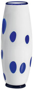 Zafferano Bon Bon, Vase White/Blue