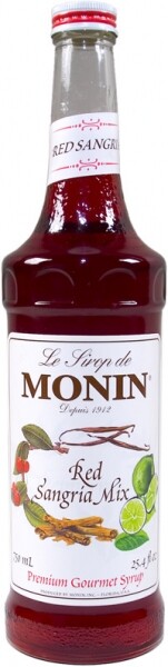 На фото изображение Monin Red Sangria Mix, 0.7 L (Монин  Сангрия объемом 0.7 литра)