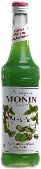 На фото изображение Monin Pistache, 0.7 L (Монин Фисташки объемом 0.7 литра)
