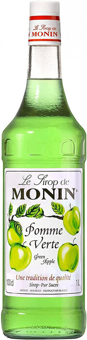 In the photo image Monin Green Apple, 1 L