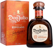 На фото изображение Don Julio Reposado, gift box, 0.75 L (Дон Хулио Репосадо, в подарочной коробке объемом 0.75 литра)