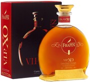 На фото изображение Frapin VIP XO Grande Champagne, Premier Grand Cru Du Cognac (with box), 0.35 L (Фрапэн VIP XO Гранд Шампань, Премье Гран Крю региона Коньяк (в коробке) объемом 0.35 литра)