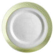Zafferano, Strip, Glass plate apple-green/white